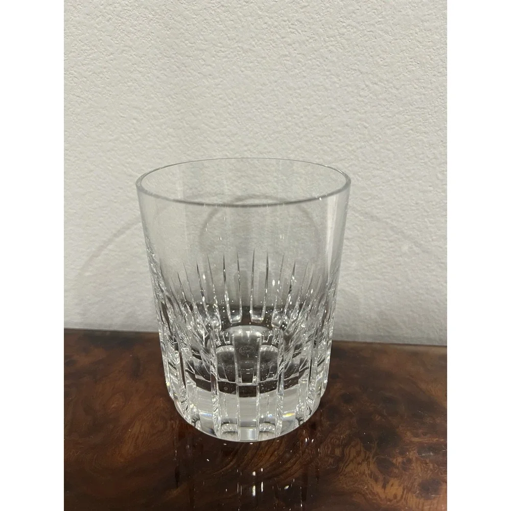 Baccarat Crystal Rotary 4in Double Old Fashion glass-signed